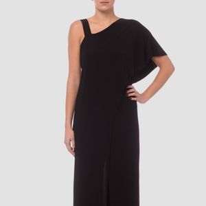 Black Asymmetrical Jumpsuit.